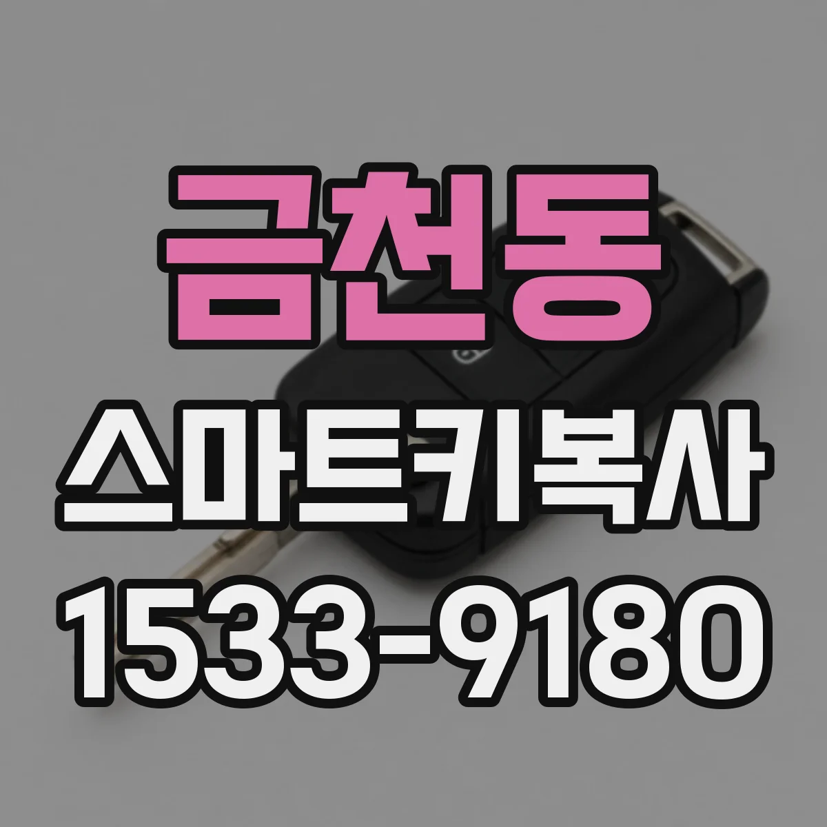 금천동 스마트키복사