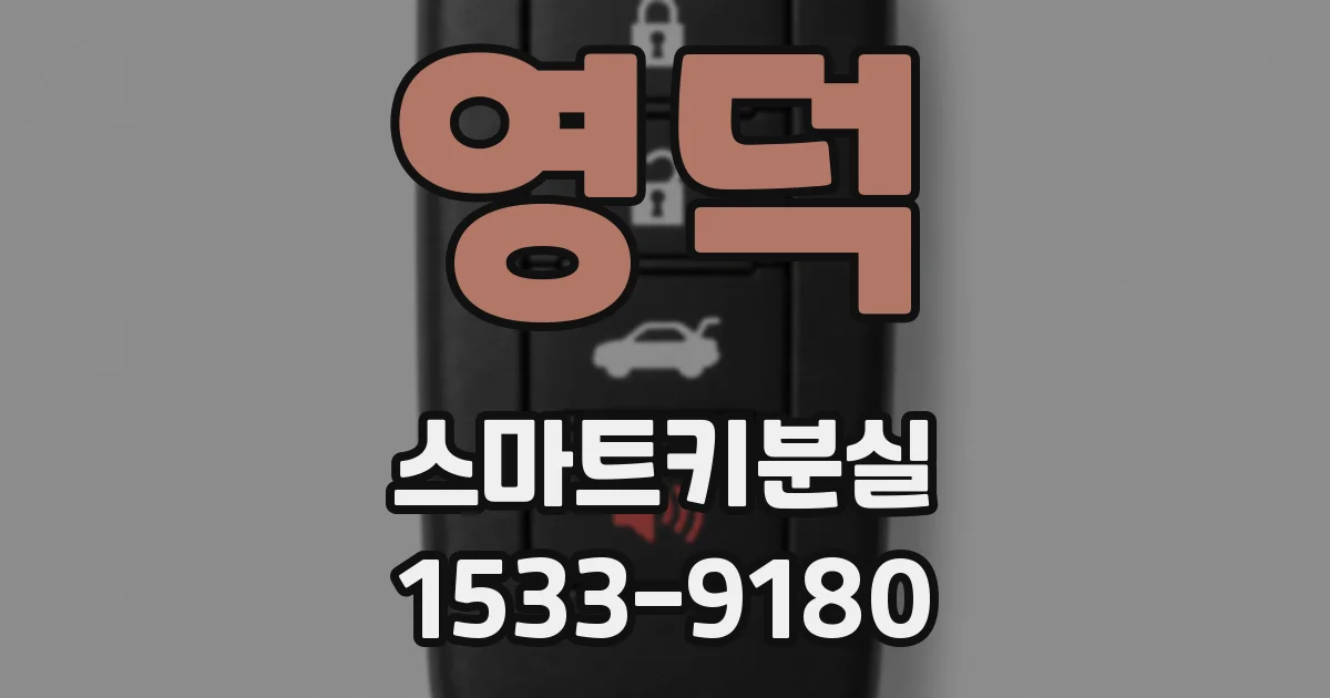 영덕 스마트키분실