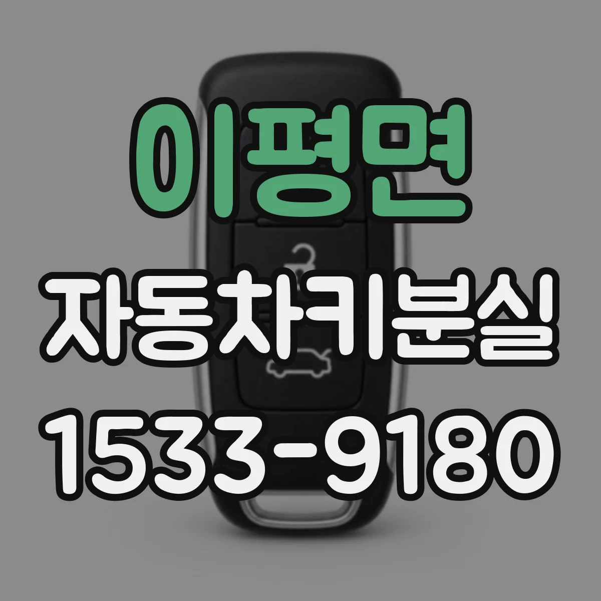 이평면 자동차키분실
