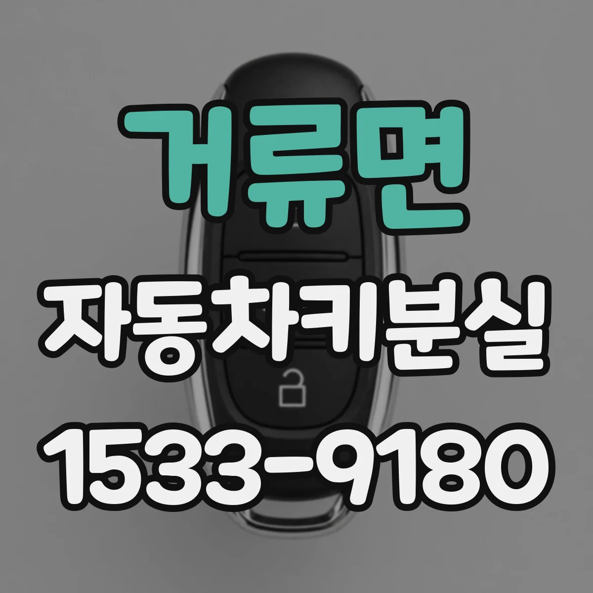 거류면 자동차키분실