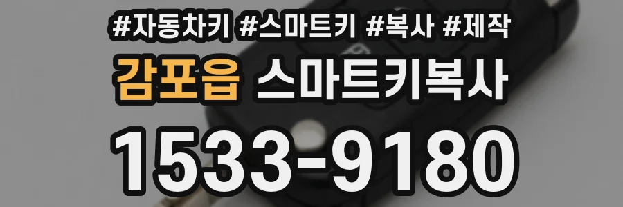 감포읍 스마트키복사