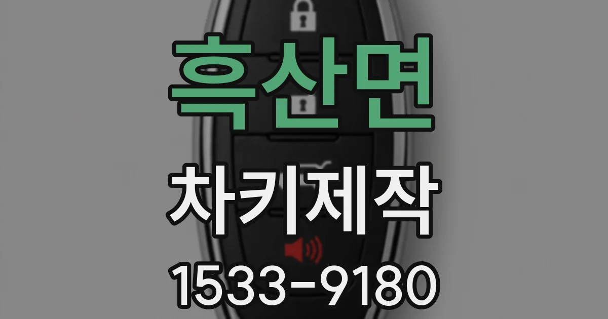 흑산면 차키제작