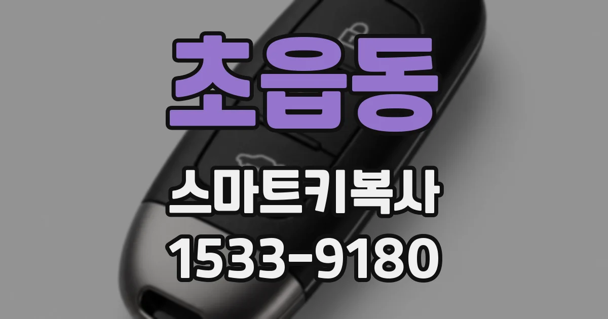 초읍동 스마트키복사