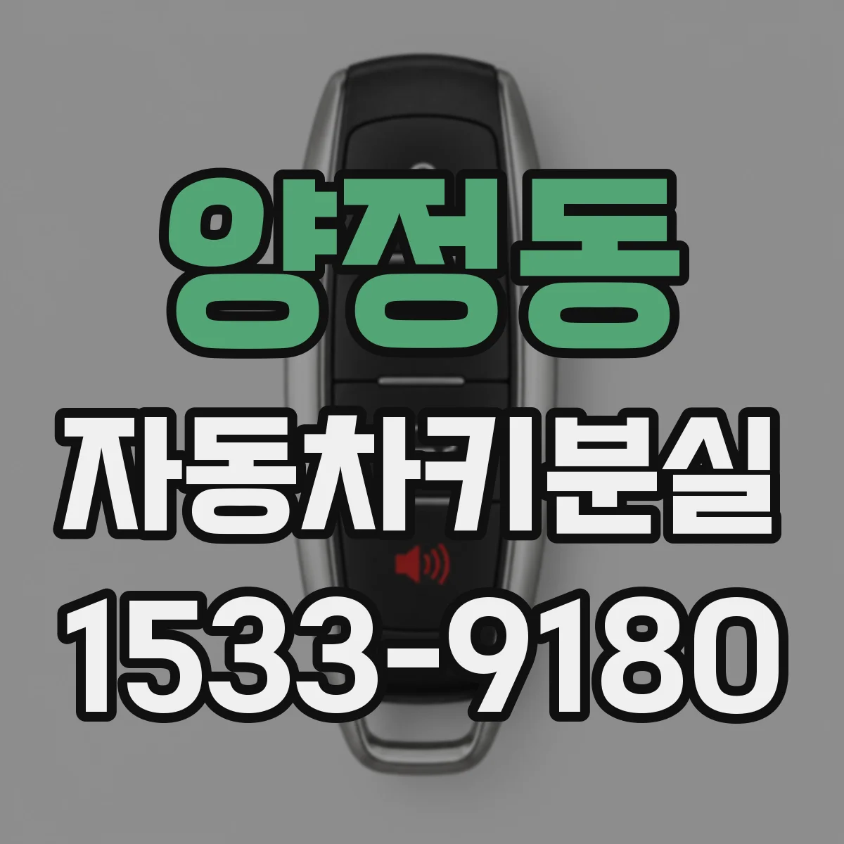양정동 자동차키분실