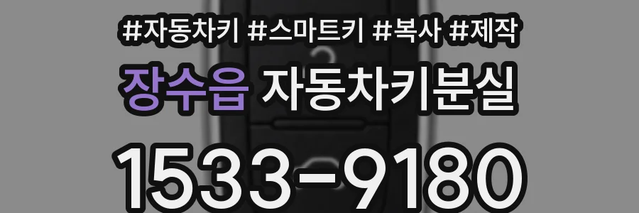 장수읍 자동차키분실