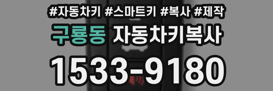 구룡동 자동차키복사