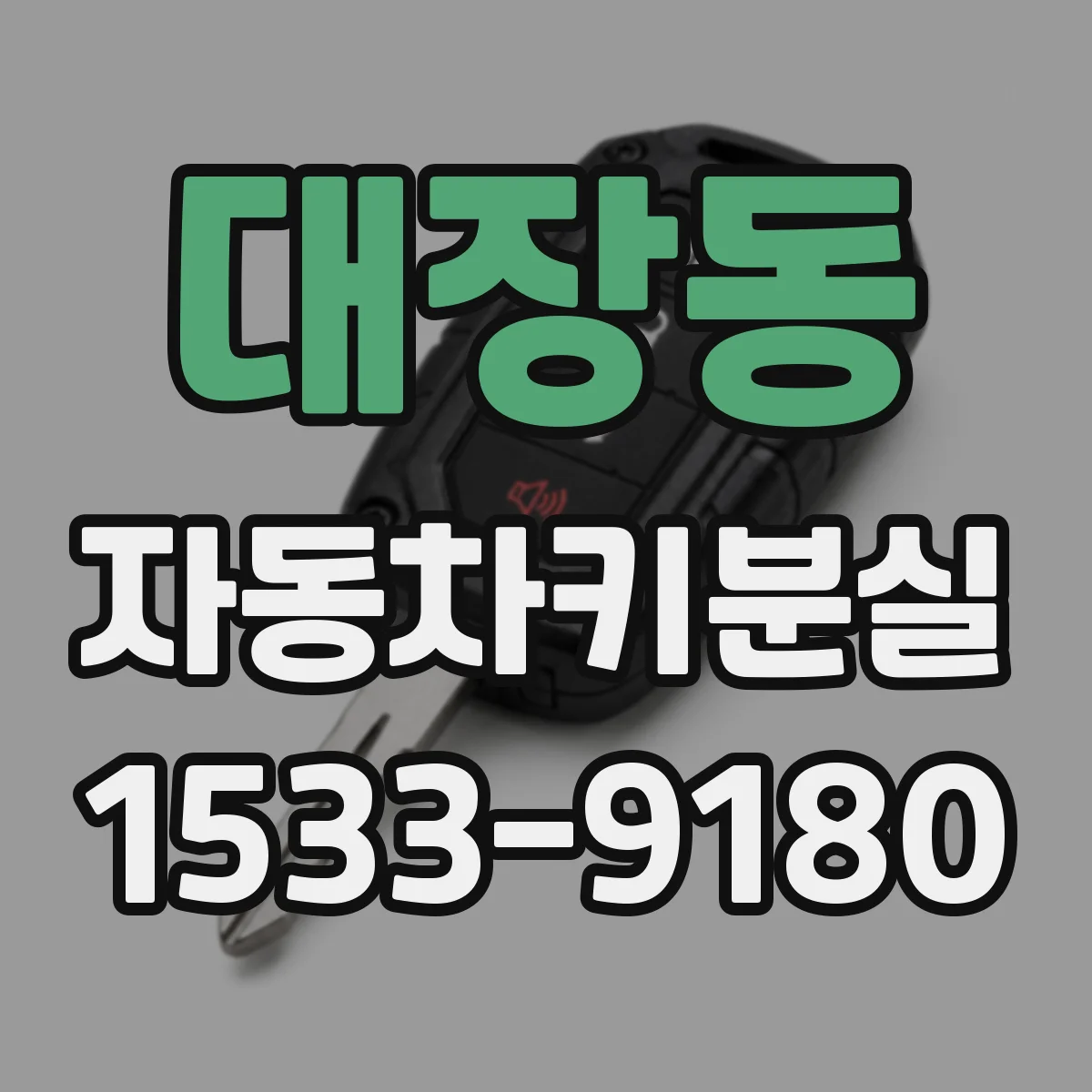 대장동 자동차키분실