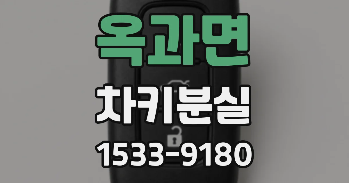옥과면 차키분실