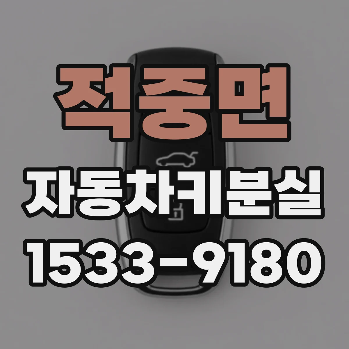 적중면 자동차키분실