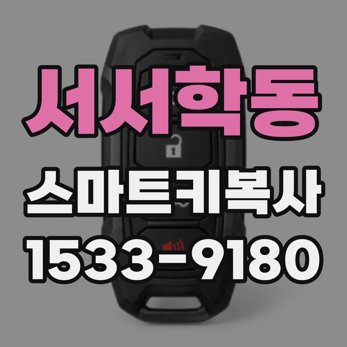 서서학동 스마트키복사