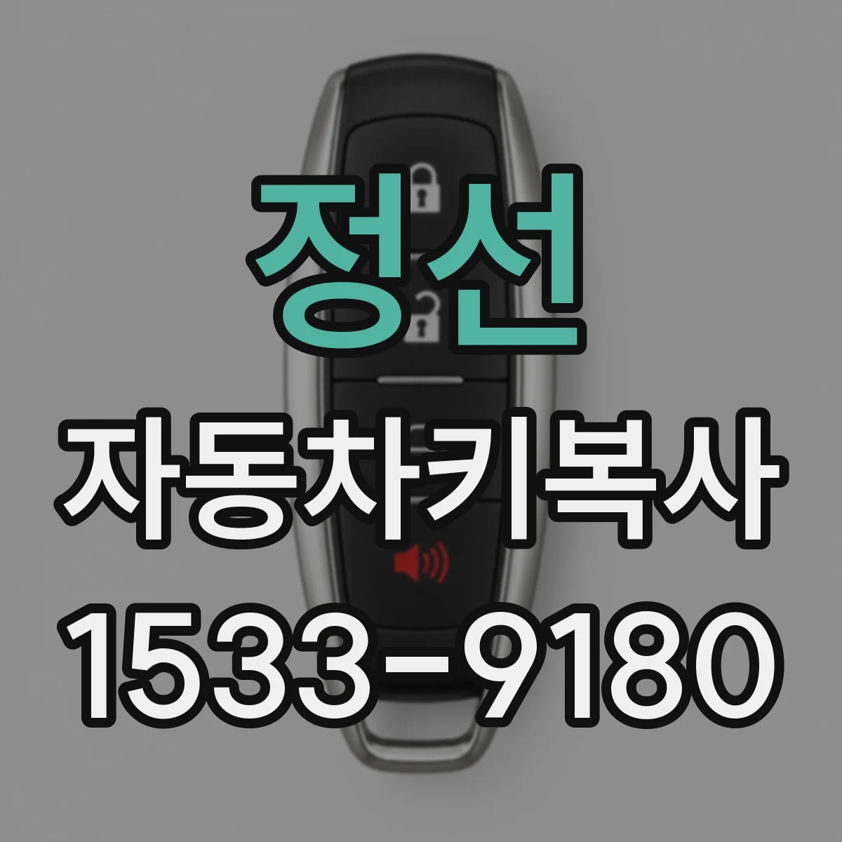 정선 자동차키복사