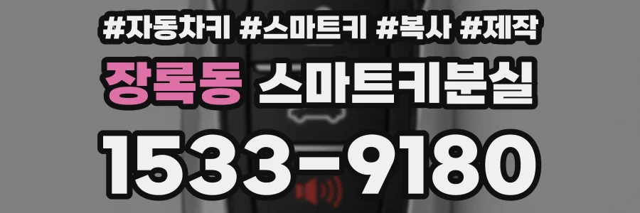 장록동 스마트키분실