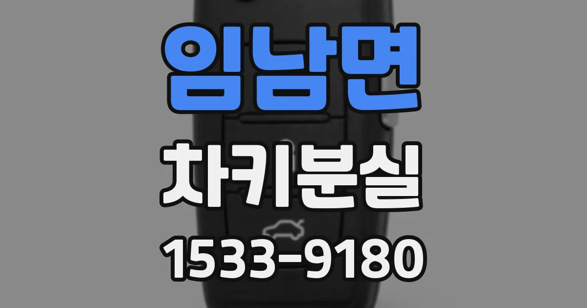 임남면 차키분실