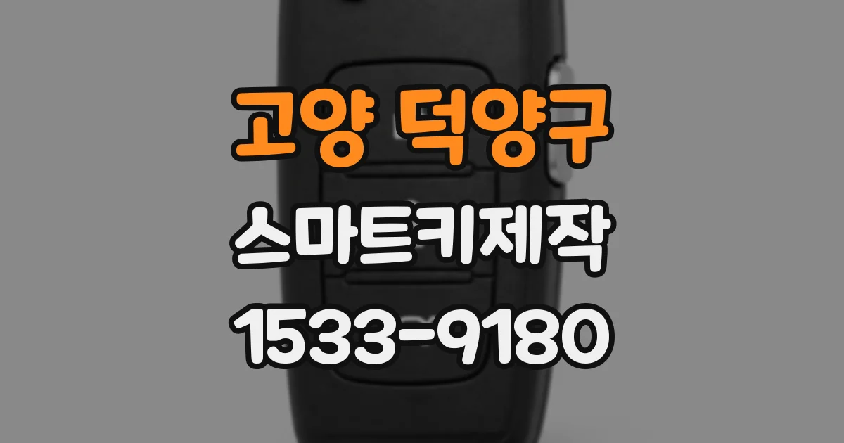 고양 덕양구 스마트키제작