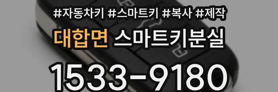 대합면 스마트키분실