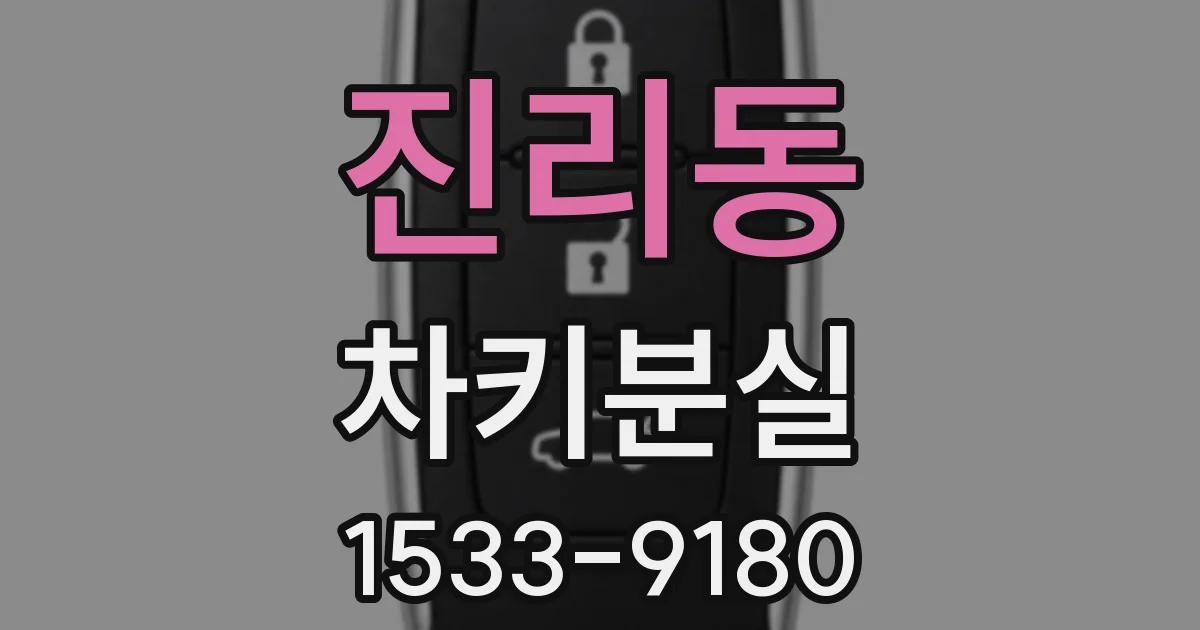 진리동 차키분실