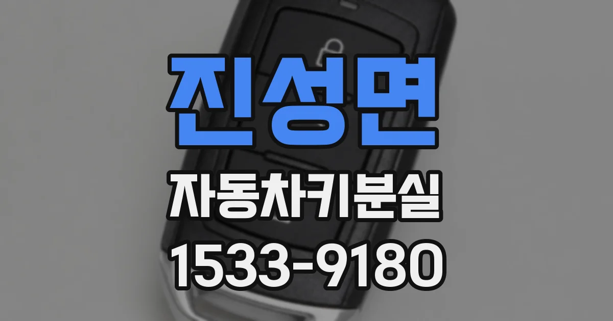 진성면 자동차키분실