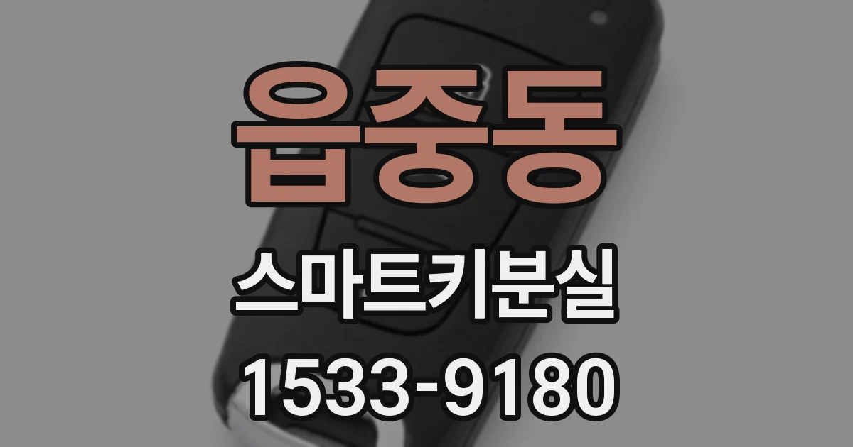 읍중동 스마트키분실