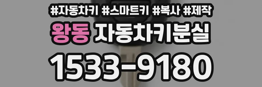 왕동 자동차키분실