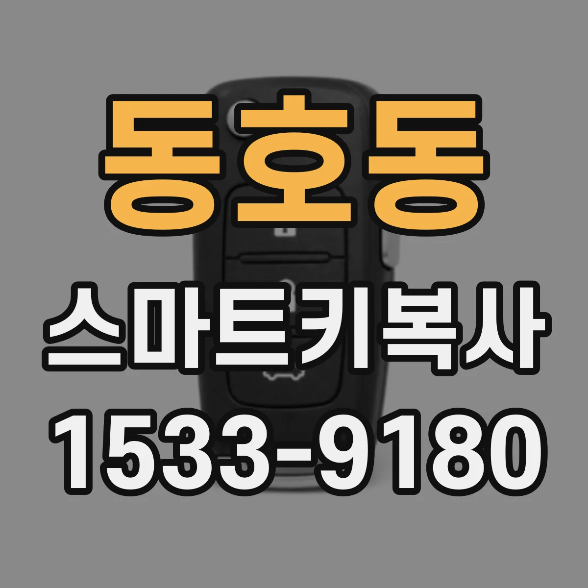 동호동 스마트키복사