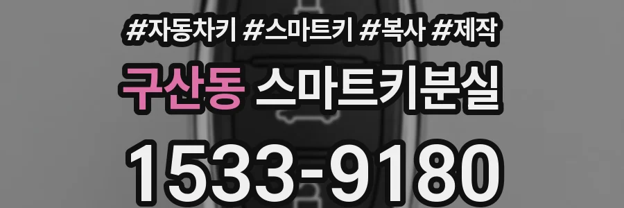 구산동 스마트키분실