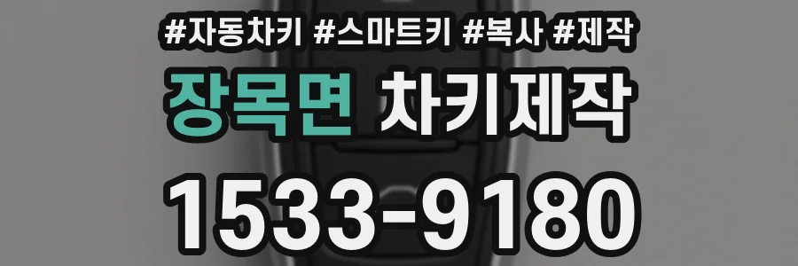 장목면 차키제작