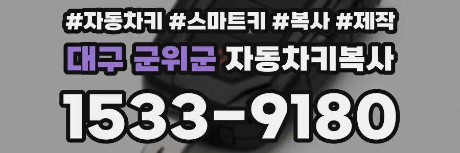대구 군위군 자동차키복사