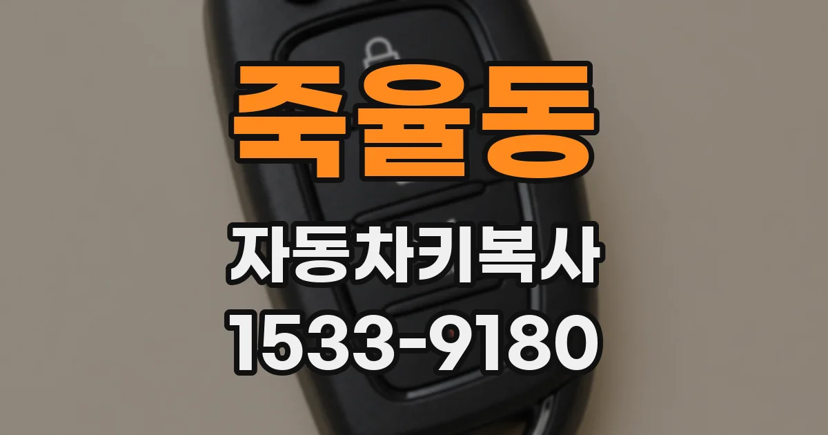 죽율동 자동차키복사