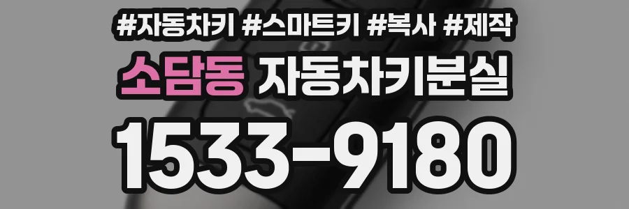 소담동 자동차키분실