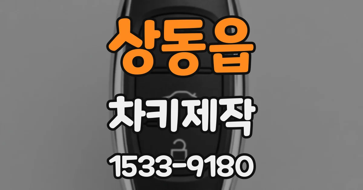 상동읍 차키제작