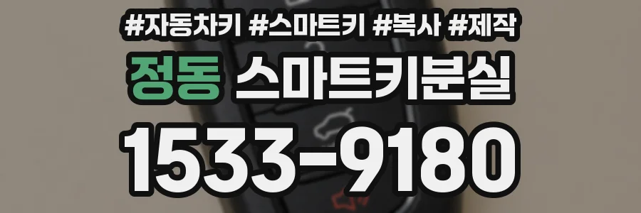 정동 스마트키분실
