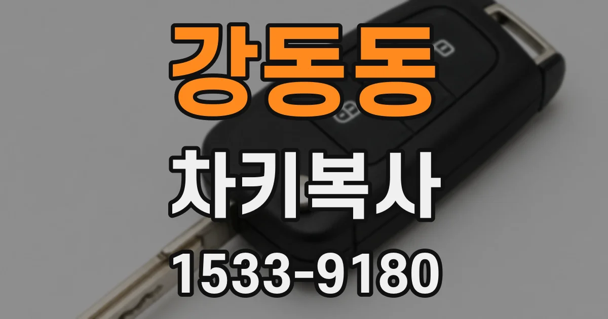 강동동 차키복사