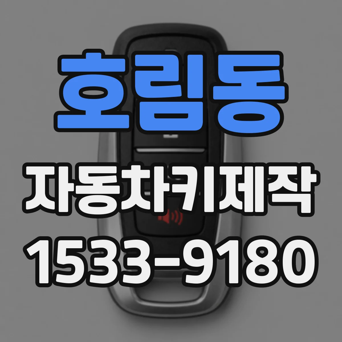호림동 자동차키제작
