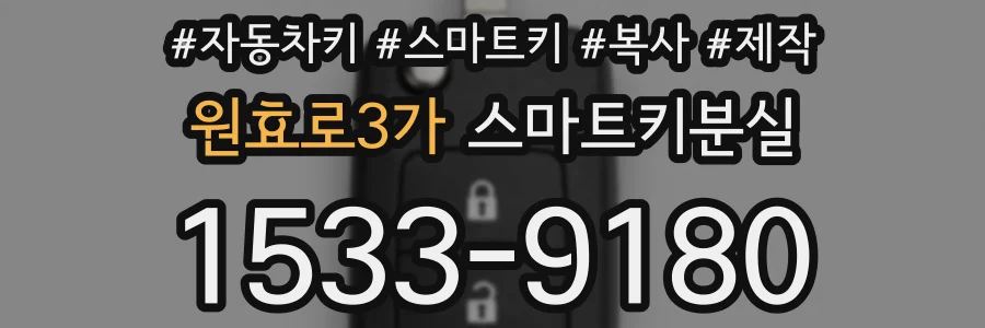 원효로3가 스마트키분실