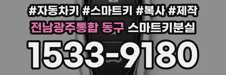 전남광주통합 동구 스마트키분실