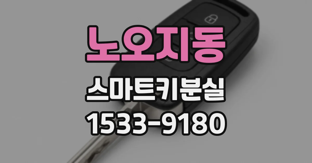 노오지동 스마트키분실