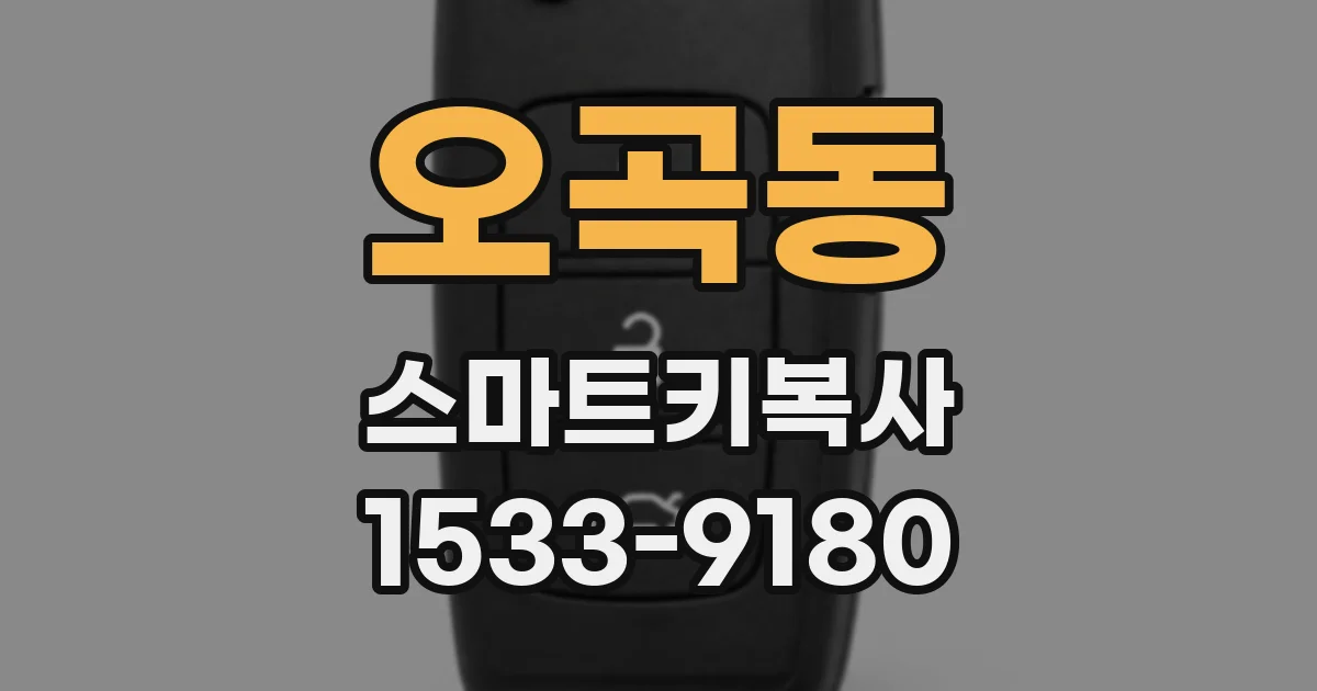 오곡동 스마트키복사