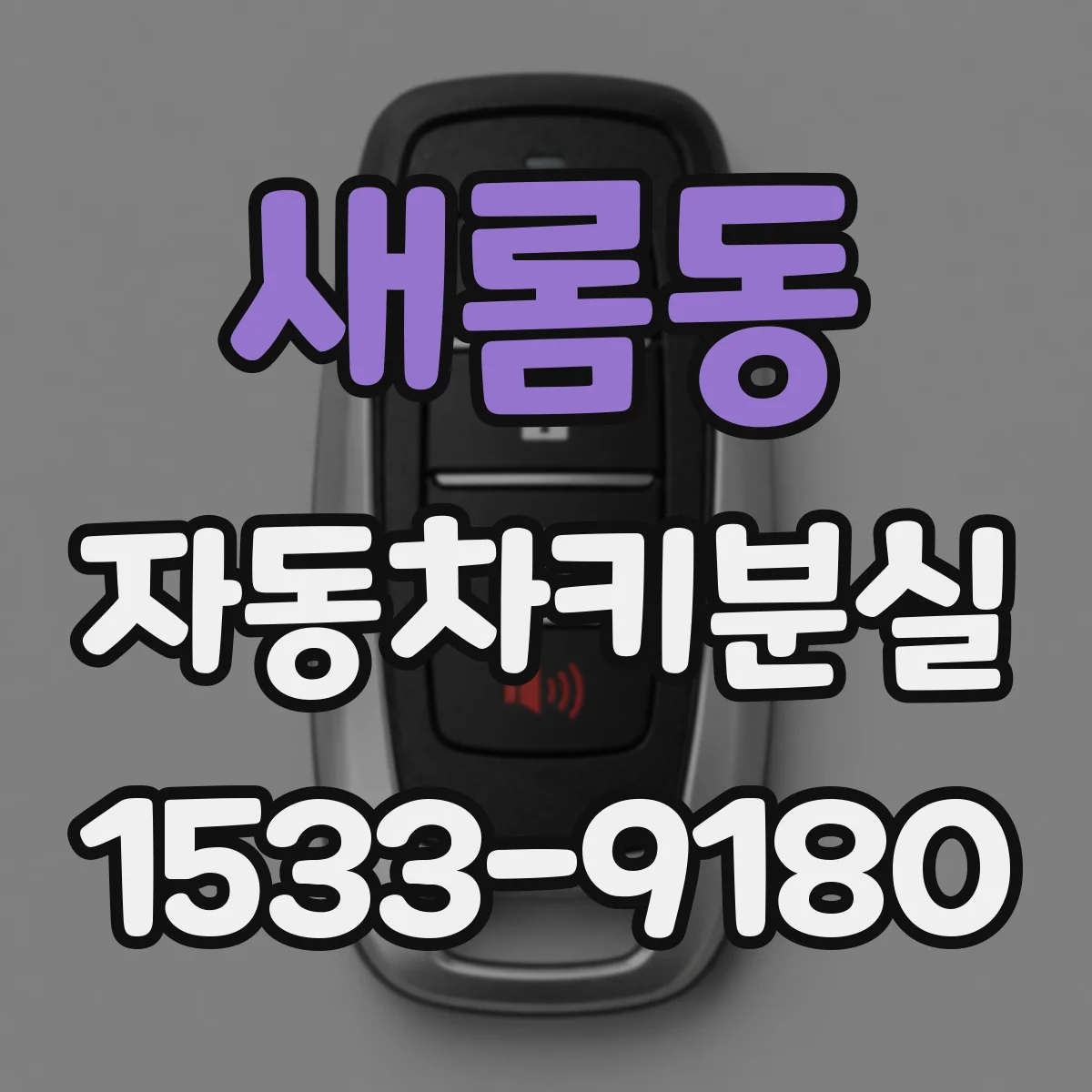 새롬동 자동차키분실