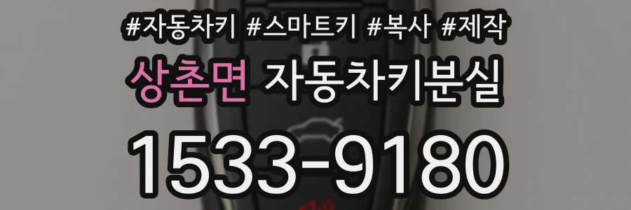 상촌면 자동차키분실