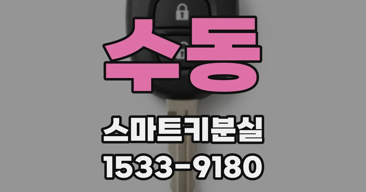 수동 스마트키분실