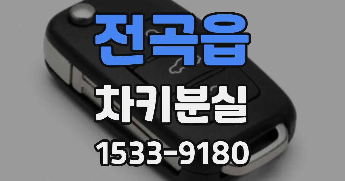 전곡읍 차키분실
