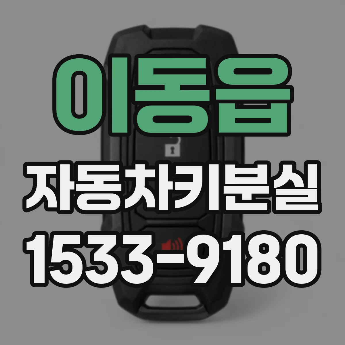 이동읍 자동차키분실