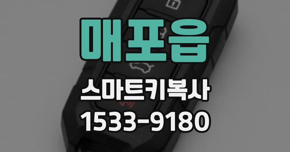 매포읍 스마트키복사