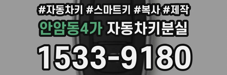 안암동4가 자동차키분실