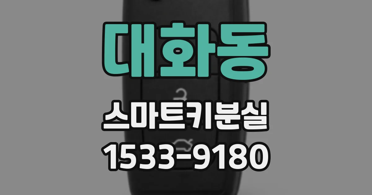 대화동 스마트키분실