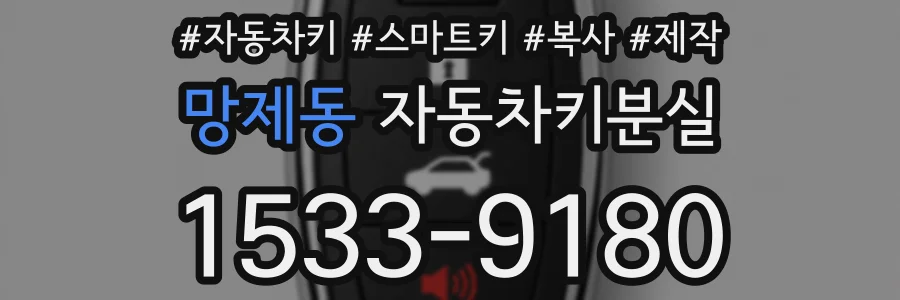 망제동 자동차키분실