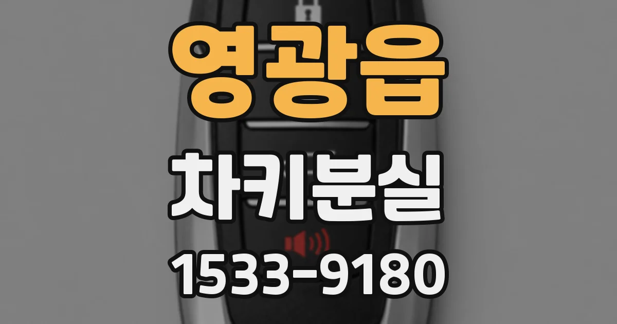 영광읍 차키분실