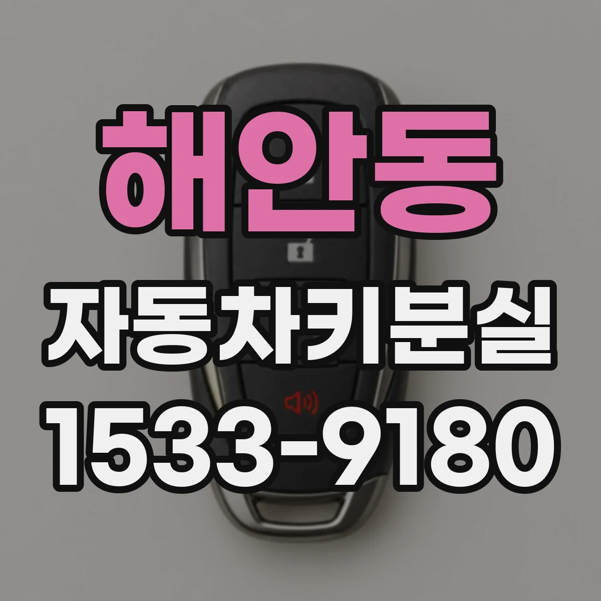 해안동 자동차키분실
