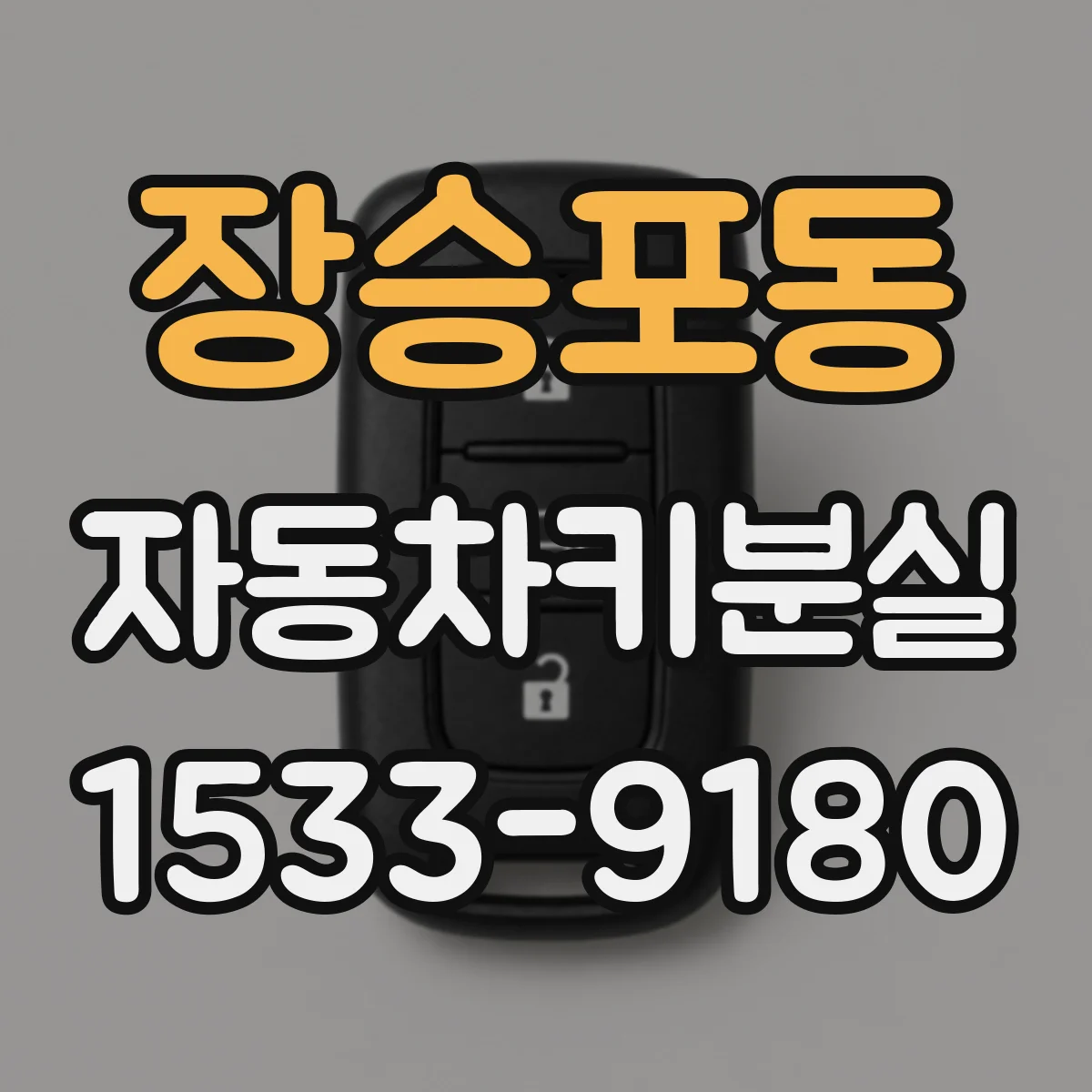 장승포동 자동차키분실