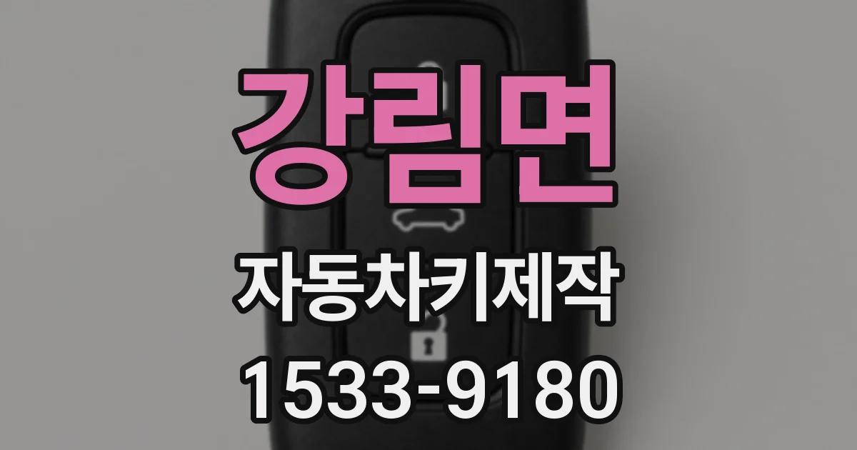 강림면 자동차키제작